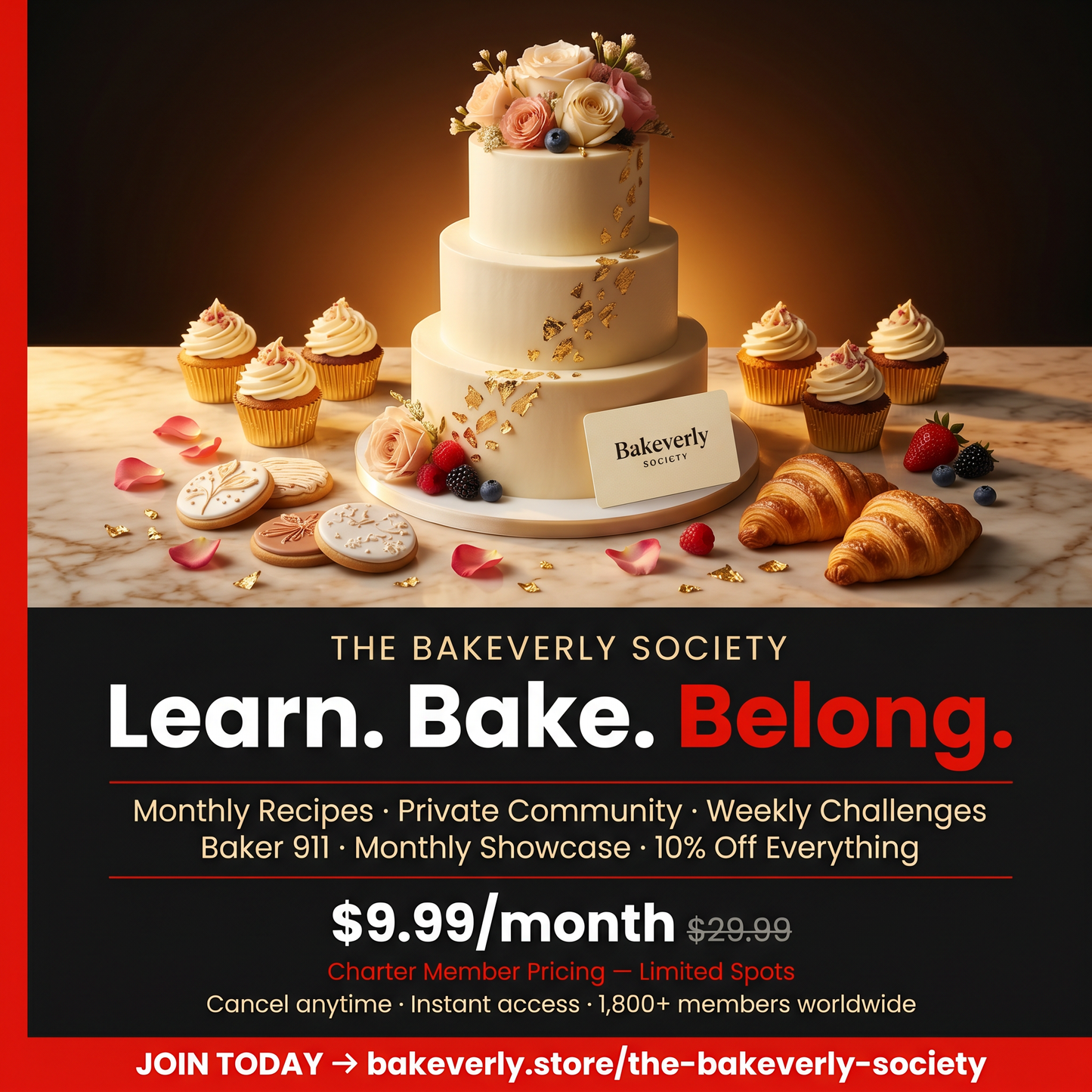 The Bakeverly Society — Monthly Membership